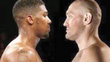 Tyson Fury vs. Anthony Joshua apunta a tierras árabes