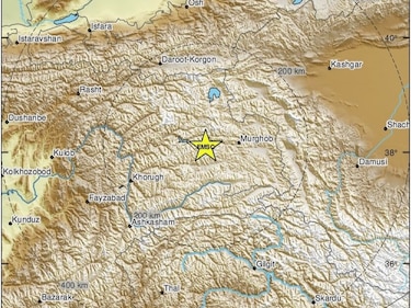 Un terremoto de 6.8 grados sacude el sur de Tayikistán