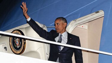 El presidente Obama parte en su último viaje oficial al exterior