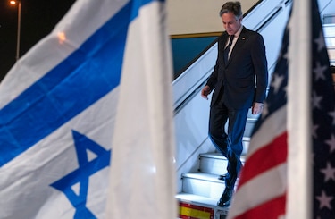 Blinken llega a Israel para ‘histórico’ encuentro con sus colegas árabes