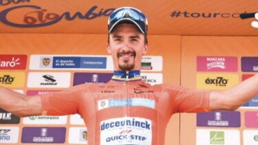 Alaphillipe asume liderato en Colombia