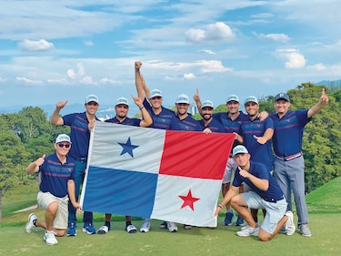 Campeones centroamericanos de golf