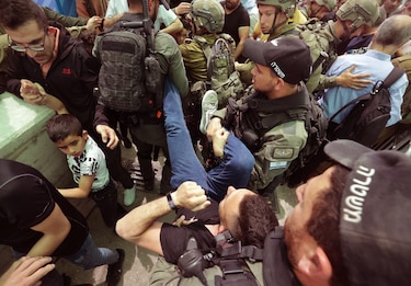 Más de 40 heridos en nuevos enfrentamientos en la Explanada de las Mezquitas de Jerusalén