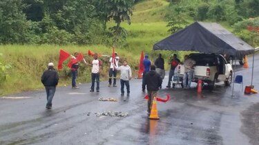 Bloquean acceso a Minera Panamá