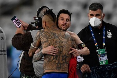 Messi se consuela con empate ante Chile en el estreno de Argentina en la Copa América 2021