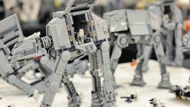 Exhibición inspirada en bloques de Lego