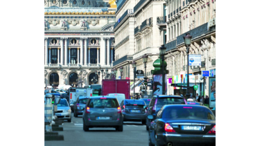 Etiquetas contra la polución en París