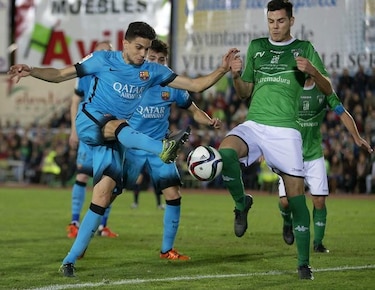 Villanovense frena al Barcelona en la Copa del Rey