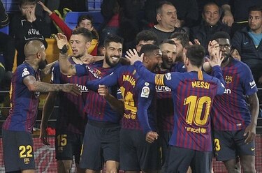 Goles de Messi  y Suárez  salvaron al Barcelona en el último suspiro