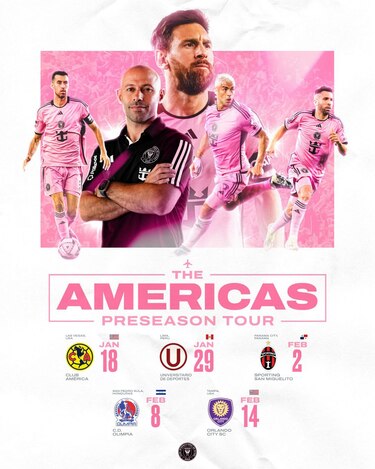 Anuncian precios y detalles para el partido entre Inter Miami CF y Sporting San Miguelito