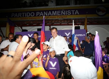Imágenes del festejo: Varela gana la Presidencia de Panamá