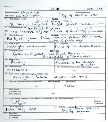 La reina Isabel II visita a su nueva bisnieta