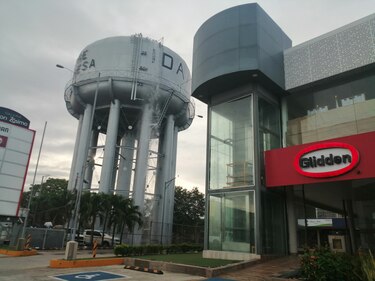 Fuga de agua en tanque de reserva de Chitré
