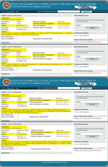 PAN ha girado más de $125 millones desde julio de 2014