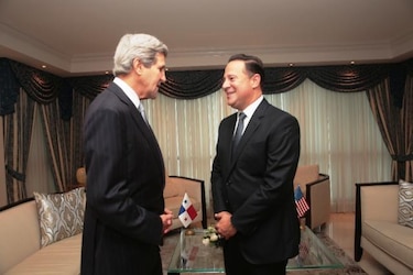 Presidente Varela se reúne con John Kerry