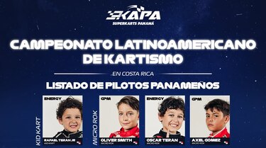 Conoce a la delegación panameña para el Latinoamericano de Karting 2026