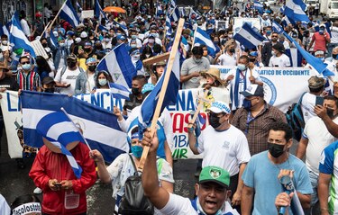 Opositores presos en Nicaragua reciben condenas de hasta 13 años