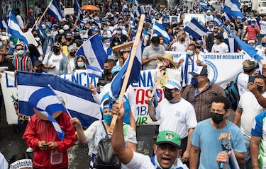 Opositores presos en Nicaragua reciben condenas de hasta 13 años