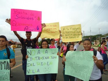 Piden solucionar el problema de la contaminación del agua en Azuero