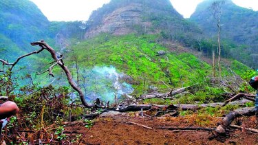Daño ecológico afecta reserva hídrica de Majé