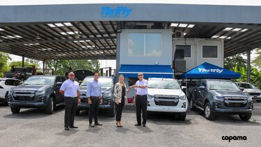 COPAMA hace entrega de flota ISUZU D-Max a Thrifty Car Rental