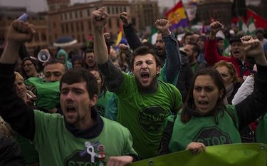 Marchas por la Dignidad toman Madrid para reclamar pan y trabajo