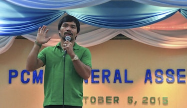 Manny Pacquiao negocia otro combate con Floyd Mayweather
