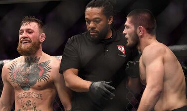 Khabib y McGregor fueron suspendidos por trifulca en Las Vegas