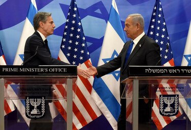 Blinken se reúne con Netanyahu y pide ‘desescalar’ la violencia en la zona