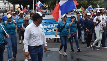 Paro docente en Panamá: protestas, detenidos y advertencias de sanciones salariales