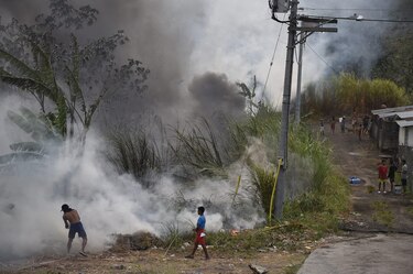 Persiste la emanación de humo en cerro Patacón; el incendio está controlado en un 99%