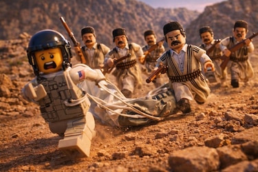 "Poderosa propaganda": la BBC habla con el hombre que está usando la IA para hacer videos para Irán con la estética de Lego
