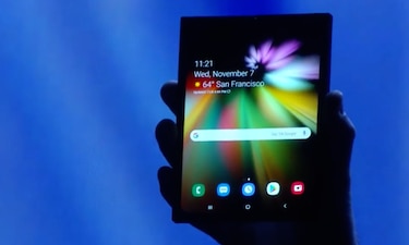 Samsung presenta una pantalla plegable para el 'smartphone del mañana'