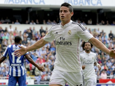 James se hace su espacio en el Real Madrid