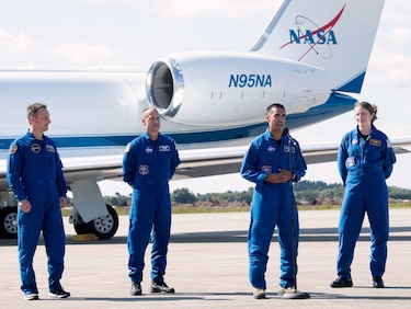 La NASA envía a cuatro astronautas a la Estación Espacial Internacional para realizar investigaciones científicas