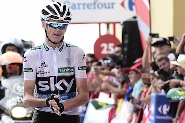 Chris Froome se muestra tranquilo tras revelarse su exención médica