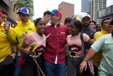 Capriles se inscribe en las primarias en búsqueda de su tercera candidatura presidencial