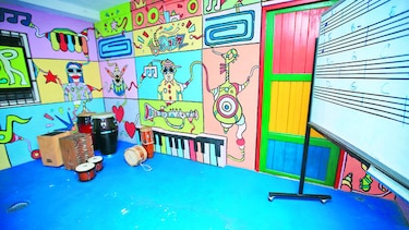 El hogar de las notas musicales
