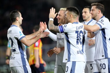 Serie A: Lautaro lidera el festín del Inter ante el Lecce