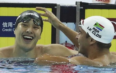 El japonés Seto bate récord del sudafricano Le Clos en Mundial de Natación