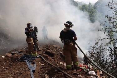 Quema de llantas provoca incendio de gran magnitud en un vertedero clandestino de Cárdenas