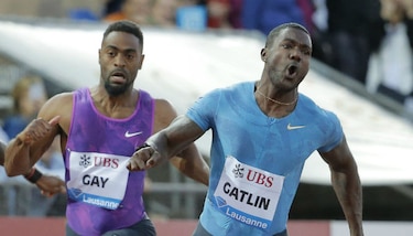 Gay y Bromell serán rivales de Gatlin en los 100 metros de Mónaco