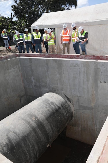 Ministro de la Presidencia inspecciona el Anillo Hidráulico Este que alcanza 94% de avance y entra en fase final de interconexión