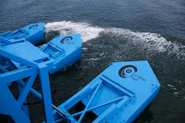 La energía del mar se convierte en electricidad en el puerto de Los Ángeles