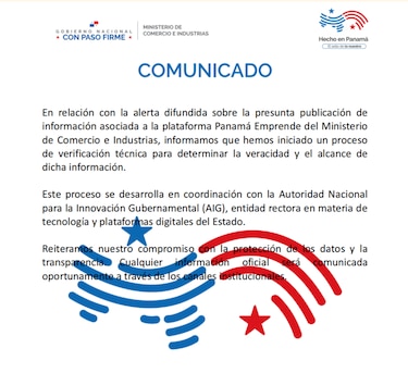 Panamá Emprende sufre ataque cibernético; MICI y la AIG investigan