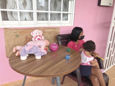 Una casa transitoria para niños migrantes en Darién  