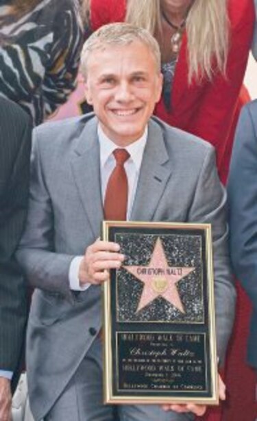 Christoph Waltz recibe su ‘estrella’