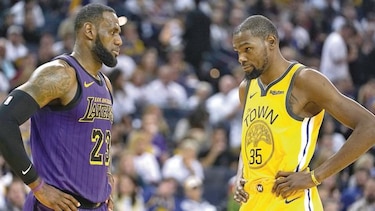 LeBron se lesiona la ingle en victoria sobre Golden State