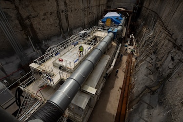 Línea 3 del metro: preparativos finales para la excavación del túnel bajo el Canal