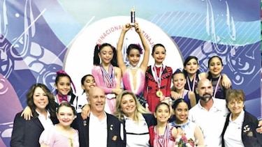 Patinadoras locales se llevan la competencia de interclubes